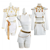 Kids Children (2025) What It Sounds Like Rumi Mira Zoey Huntrix White Set Cosplay Costume